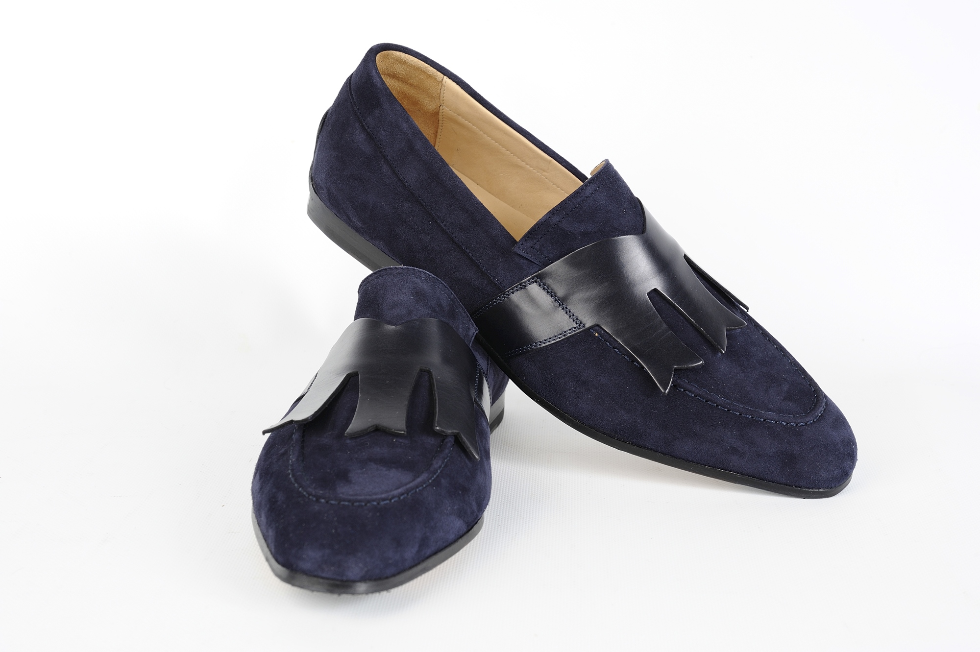 tobia longarini footwear crafted leather artur suede