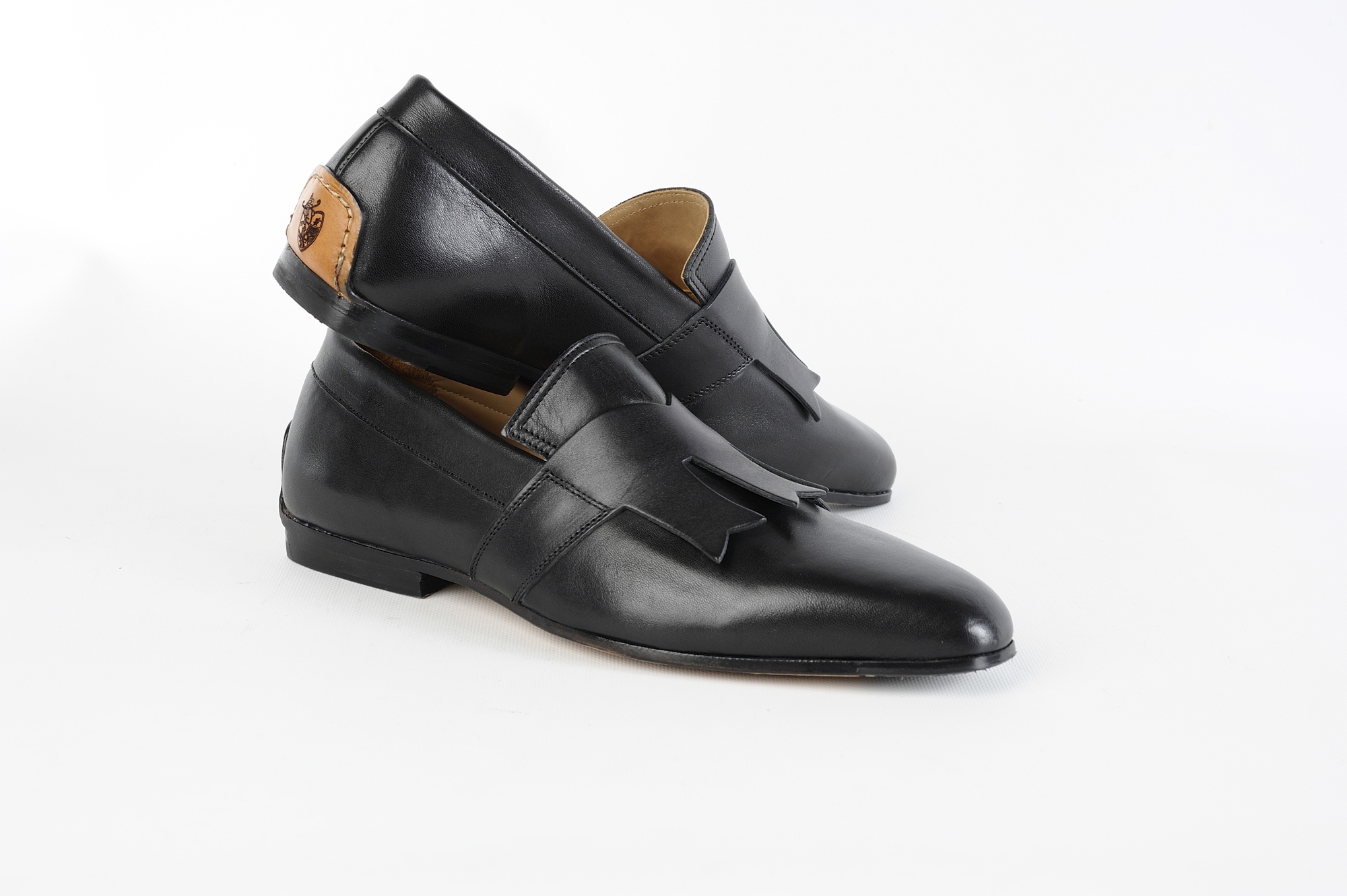 tobia longarini footwear crafted black leather arthur dakota